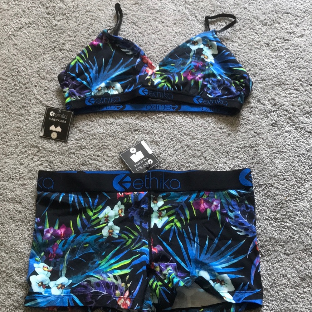 Women’s Ethika bralette and boy shirt underwear